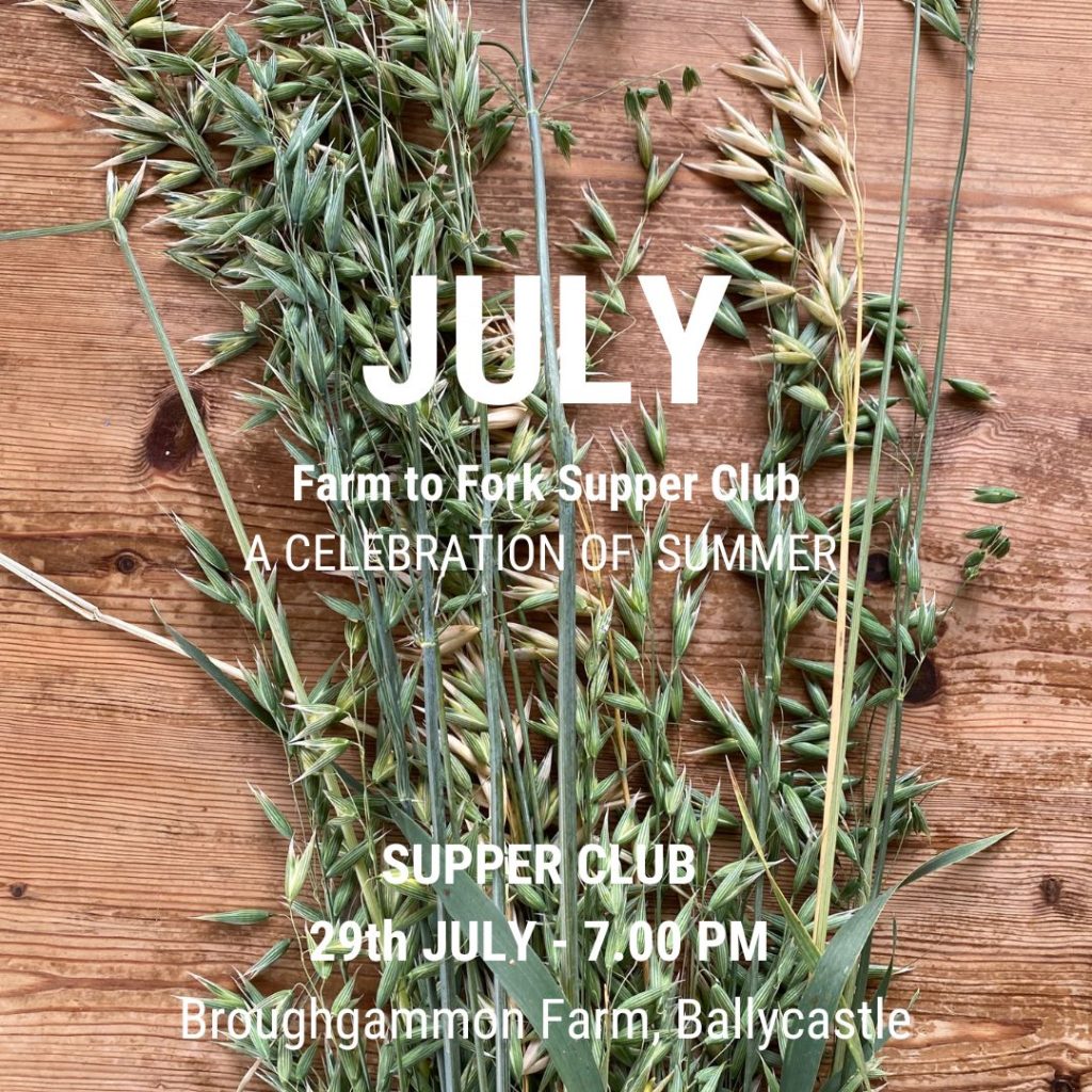 july farm to fork supper club regenerative northern ireland